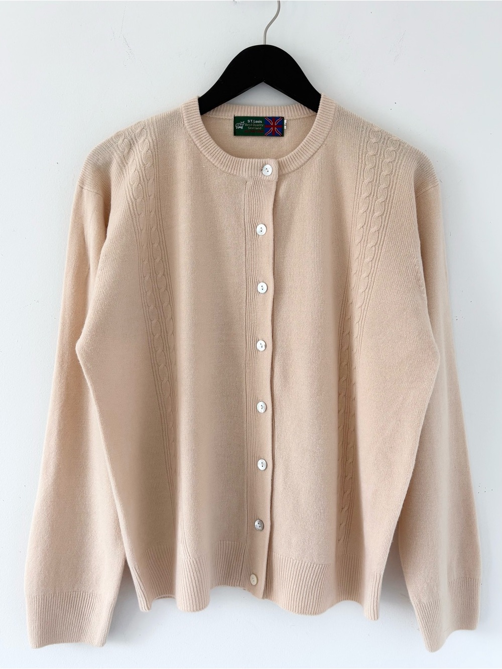 St.Louis Scottish 100% Cashmere Cardigan